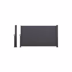 Description générale Protégez-vous des regards indiscrets avec le paravent rétractable gris anthracite de dimensions 160 x 40 ...