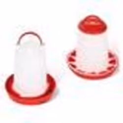 IDMARKET Lot mangeoire 3 KG et abreuvoir 3L pour poules et volailles