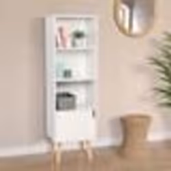 IDMARKET Bibliothèque étagère de rangement colonne EMMIE scandinave blanc