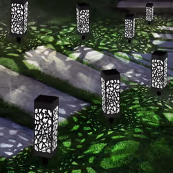 ID MARKET - Lot de 10 lampes solaires extérieures MOLLY