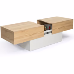 Description générale Découvrez la table basse MARTA, un meuble alliant design moderne et fonctionnalité. Avec son plateau cou ...