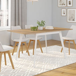 Table à manger rectangle extensible - IDMARKET - INGA - Bois - 4-8 personnes - 110-150 cm