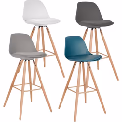Description générale Ce tabouret de bar scandinave est l'accessoire idéal pour meubler votre cuisine américaine et s'asseoir  ...