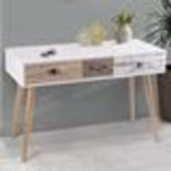 IDMARKET Console 1 tiroir BAHIA scandinave