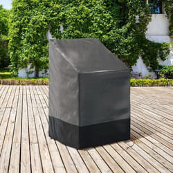 IDMARKET Housse de protection pour 4 à 6 chaises de jardin empilables 70 x 70 x 120 cm