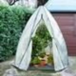 IDMARKET Serre dhivernage dôme 160 x 160 x 180 cm balcon et terrasse