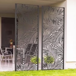 IDMARKET Panneau décoratif universel 150 x 50 CM PALM gris