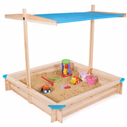 Description générale Offrez à vos enfants un espace de jeux en plein air avec ce bac à sable. Il deviendra rapidement leur en ...