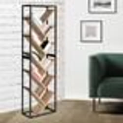 IDMARKET Etagère bibliothèque en forme darbre 10 niveaux DETROIT design industriel