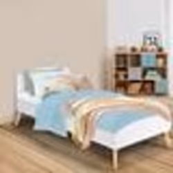 IDMARKET Lit simple scandinave 90 x 190 CM SOREN bois et blanc
