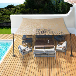 MARKET Ombrière 3x4 m - Sable