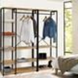 IDMARKET Dressing modulable XXL L. 150 cm DETROIT design industriel