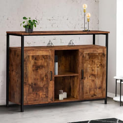 ID MARKET buffet DAYTON 2 portes 100 cm Industriel effet vieili