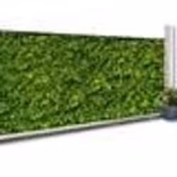 IDMARKET Brise vue occultant 12 x 10 M imprimé feuillage 160 gr/m²