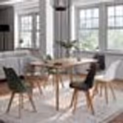 IDMARKET Lot de 6 scandinaves SARA mix color blanc gris clair gris foncé x2 vert x2