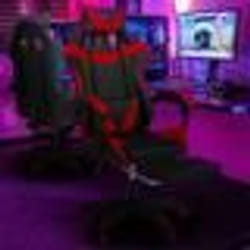 IDMARKET Fauteuil de gaming ALEX réglable avec repose-pied coussin de tête et coussin lombaire noir et rouge