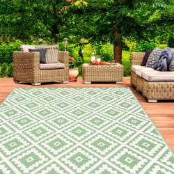 IDMARKET Bahamas Tapis Vert