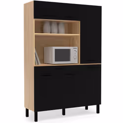 Description générale Le buffet de cuisine CINA au design moderne et tendance est idéal pour aménager votre intérieur. Sa stru ...