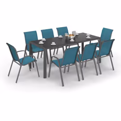 Prenez vos repas en plein air et invitez votre famille et vos amis à se réunir autour de ce salon de jardin MADRID ! Avec sa ...