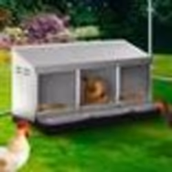 IDMARKET Pondoir pour poules 3 emplacements nichoir en métal avec fond