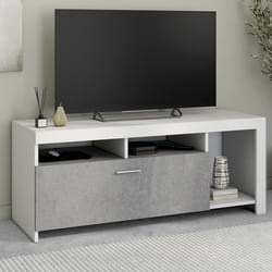 ID MARKET meuble tv MALO 1 porte 110 cm multicolore à poser