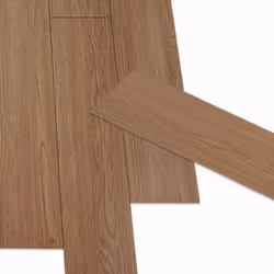 Donnez à vos sols un aspect chaleureux et raffiné grâce aux 16 lames PVC adhésives SOLEA imitation bois au coloris chêne fonc ...