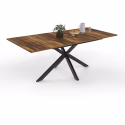 Description générale Cette table extensible au design industriel vintage est un ajout parfait pour votre salle à manger. Avec ...