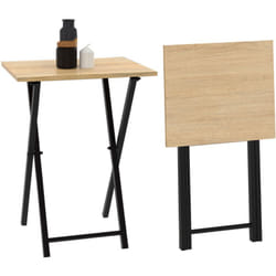 Idmarket - Lot de 2 tables d'appoint pliantes detroit design industriel