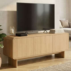 ID MARKET meuble tv Non communiqué 3 portes 140 cm bois à poser