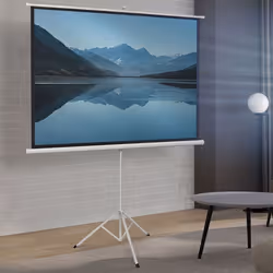 IDMARKET Ecran de projection 84 pouces avec support trépied hauteur réglable