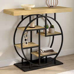 IDMARKET Console étagère OLA design industriel