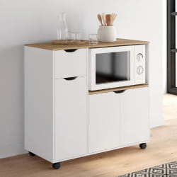 DESSERTE MICRO-ONDE COSI B/BL