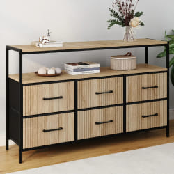 COMMODE 6 TIROIRS UTAH 115CM