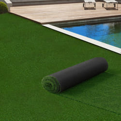IDMARKET Gazon synthétique artificiel 1x10 M 20 mm dépaisseur pour jardin et balcon