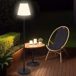 IDMARKET Lampadaire solaire extérieur avec LED multicolore