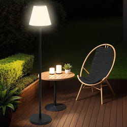 IDMARKET Lampadaire solaire extérieur avec LED multicolore