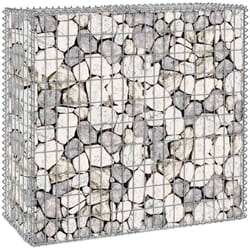 Idmarket - Lot de 2 gabions pour pierre 100 x 30 x 80 cm