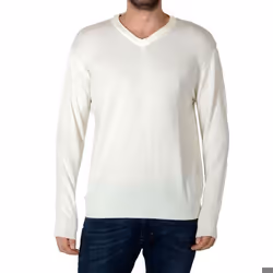 Pull Pascal Morabito Touché Cachemire PMH 09 Ecru Blanc
