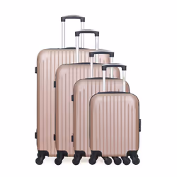 HERO - Set de 4 Valises CARPATES-M 75 cm 4 Roues