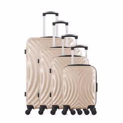 HERO - Set de 4 Valises LAGOS-M 75 cm 4 Roues