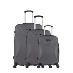 BLUESTAR - Set de 3 Valises GARIBALDI 75 cm 4 Roues