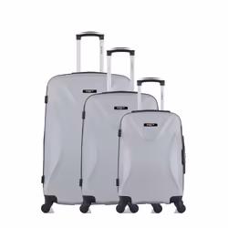 BLUESTAR - Set de 3 Valises GARIBALDI 75 cm 4 Roues