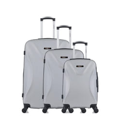 BLUESTAR - Set de 3 Valises GARIBALDI 75 cm 4 Roues