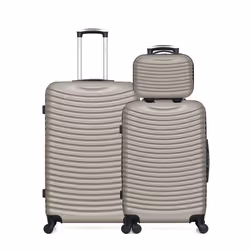 HERO - Lot de 3 - Valise grand format, valise weekend et vanity ETNA