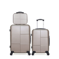 HERO - Lot de 3 - Valise weekend, valise cabine et vanity CORONADO