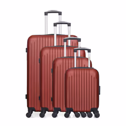 HERO - Set de 4 Valises CARPATES-M 75 cm 4 Roues