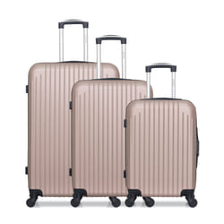HERO - Lot de 3 - Valise grand format, valise weekend et valise cabine CARPATES