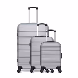 HERO - Lot de 3 - Valise grand format, valise cabine et valise cabine XXS RENOSO
