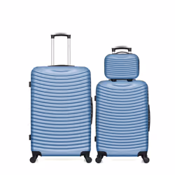 HERO - Lot de 3 - Valise grand format, valise weekend et vanity ETNA