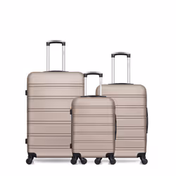 Lot de 3 Valises Rigides Grand Format, Taille Moyenne et Cabine RENOSO